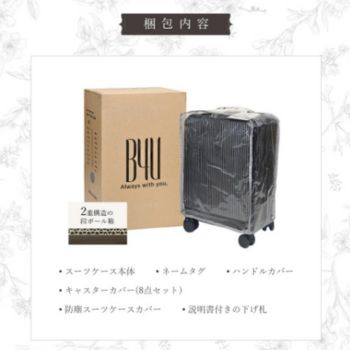 B4Uスーツケース　付属品内容